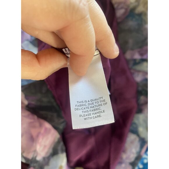 LAST CHANCE Lulus XS Midnight Beauty Black Purple Floral Bustier Mini Dress - Picture 10 of 11